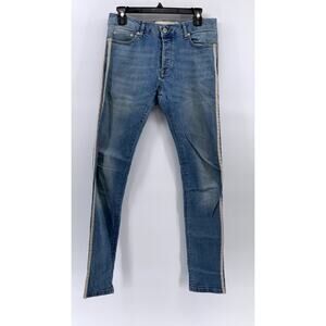 TOPMAN Men's Blue Denim Skinny Stretch Jeans SZ 30x32